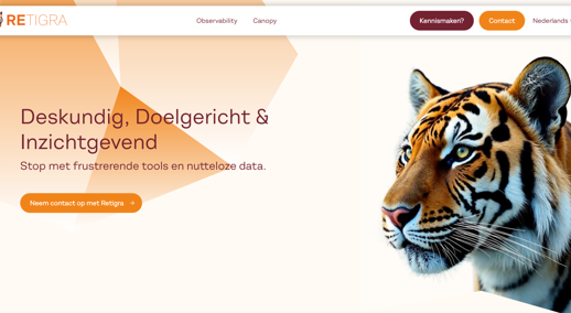 nieuwe website Retigra home